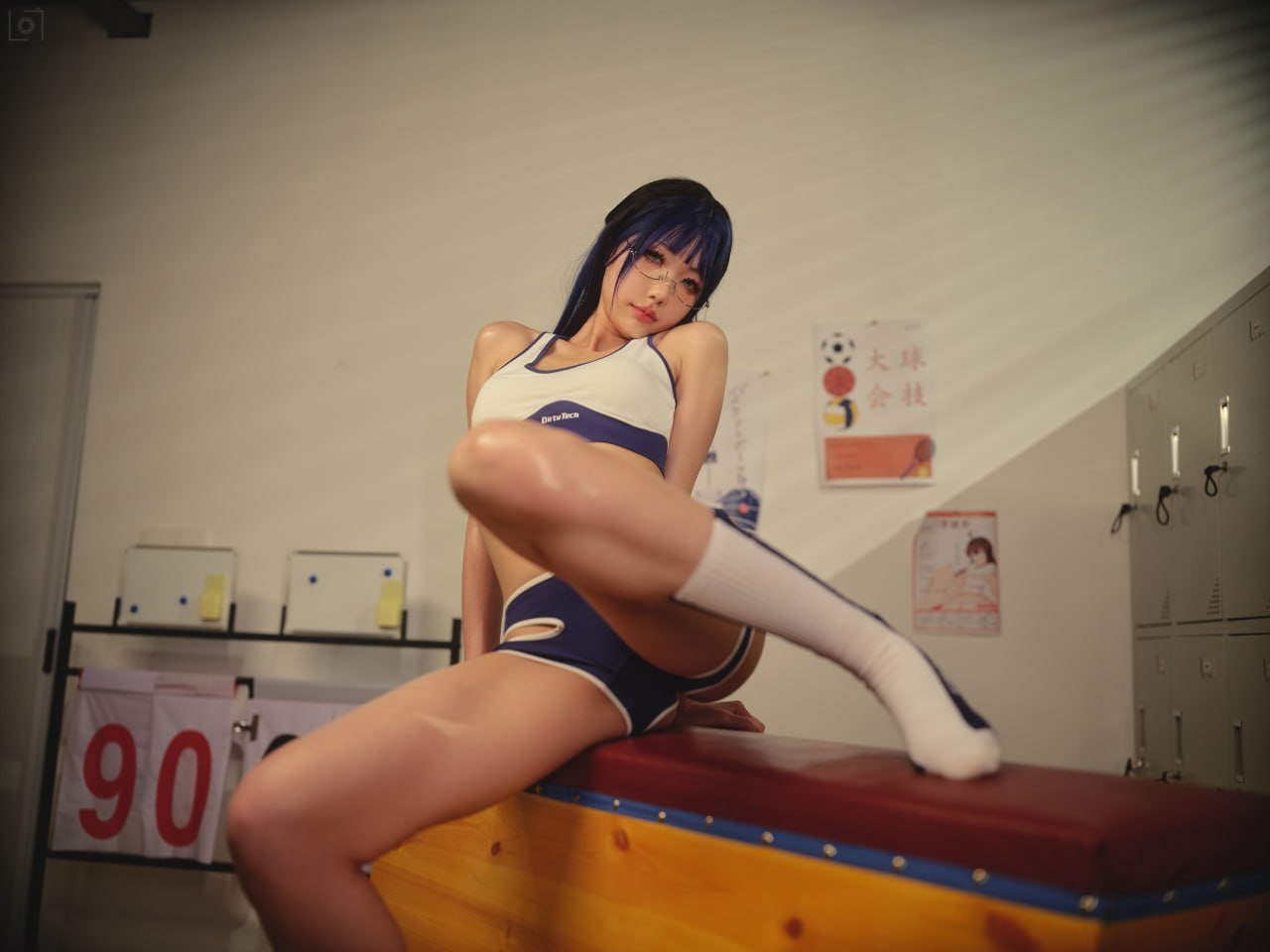 图片[13]-湖里狸 体操服-凌点 - 高清写真图集 – 摄影作品 – 美图壁纸分享平